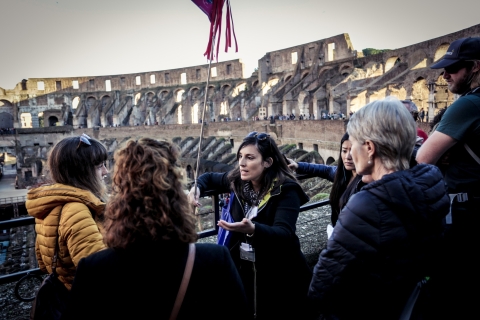Rom: 8-Personen-Tour durch das Kolosseum, Forum Romanum, PalatinTour in Portugiesisch mit Treffpunkt