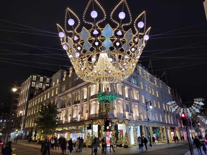 Londen Privéwandeling door de kerstverlichting en markten GetYourGuide