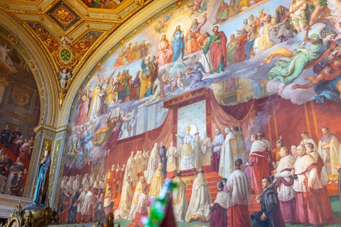Rom an einem Tag: Tagestour Vatikanische Museen & KolosseumKombinierte Tour auf Portugiesisch