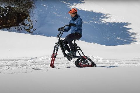 Kelowna: Snow E-Biking with Lunch, Wine Tastings & S'mores