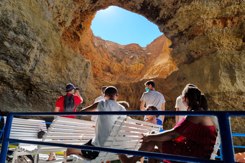 Benagil Cave Tour with Swim Stop, free Drink & Sunset Option Benagil Caves & Coast Boat Tour with Swim Stop and Drink