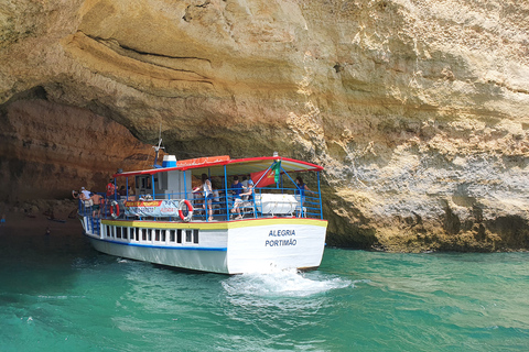Benagil Cave Tour with Swim Stop, free Drink & Sunset Option Benagil Caves & Coast Boat Tour with Swim Stop and Drink