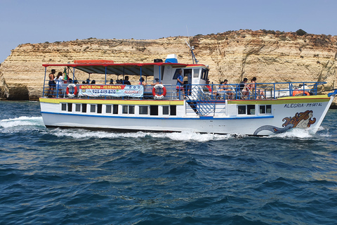 Benagil Cave Tour with Swim Stop, free Drink & Sunset Option Benagil Caves & Coast Boat Tour with Swim Stop and Drink