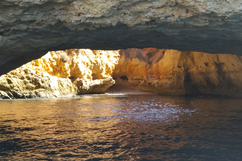 Benagil Cave Tour with Swim Stop, free Drink & Sunset Option Benagil Caves & Coast Boat Tour with Swim Stop and Drink