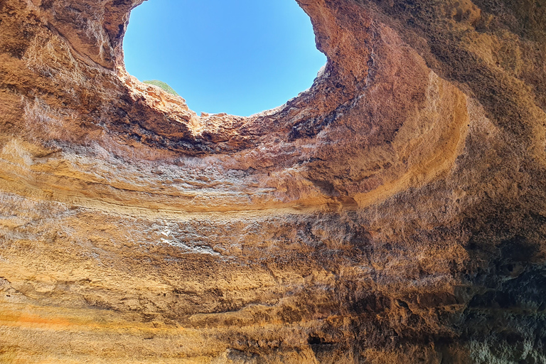 Benagil Cave Tour with Swim Stop, free Drink & Sunset Option Benagil Caves & Coast Boat Tour with Swim Stop and Drink