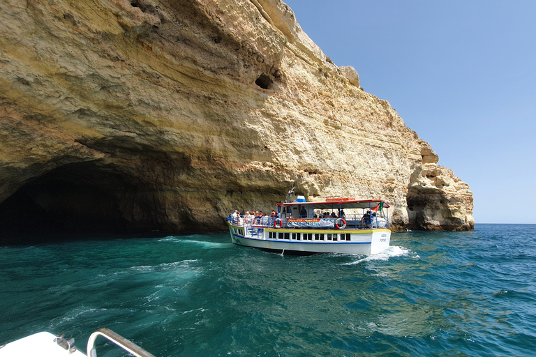 Benagil Cave Tour with Swim Stop, free Drink & Sunset Option Benagil Caves & Coast Boat Tour with Swim Stop and Drink