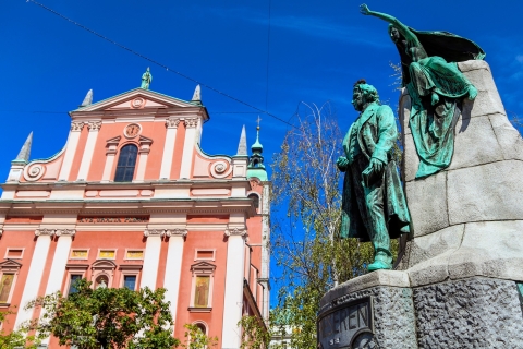 Lublana: Najważniejsze atrakcje Samochodowe poszukiwanie skarbów i wycieczka po mieścieLublana: Poszukiwanie smartfonów i wycieczka po mieście