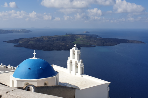 Fira: excursão terrestre em Santorini com guia