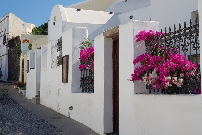 Santorini: Megalochori and Oia Guided Tour with Wine Tasting