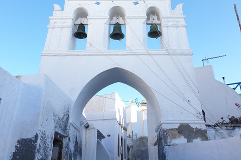 Santorini: rondleiding door Megalochori en Oia met wijnproeverij