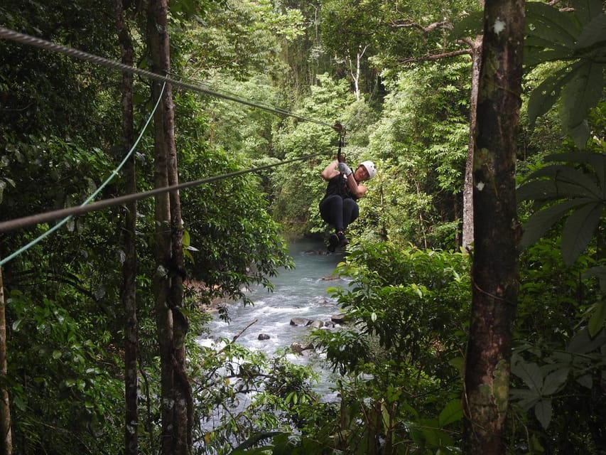 Zip Line Rio Katira: Adventure Tubing and Zipline Tour in Rio Celeste | GetYourGuide