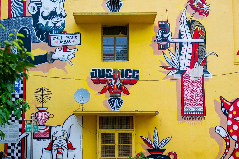 Delhi Street Art Tour: Explore the Murals &amp; Visit a StepwellArt Tour without South Indian Sit-down Meal