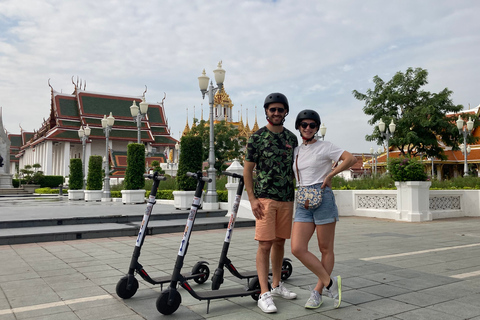 Bangkok : Visite en scooter électrique du district de Dusit