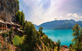From Interlaken: Beatus Caves, Blue Lake and Lake Thun Tour