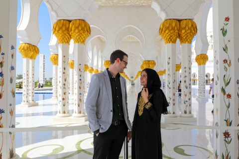 Combo : Visite de la ville d'Abu Dhabi et safari dans le désert en soiréeSharing Tour Anglais