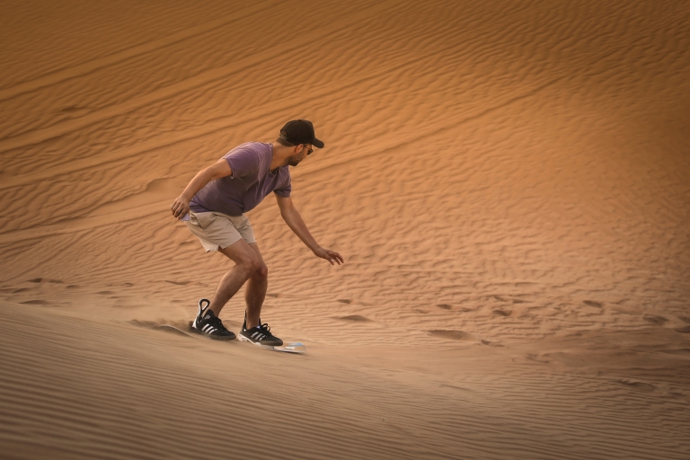 Kombi: Abu Dhabi Stadtrundfahrt und Wüstensafari am AbendSharing Tour Englisch