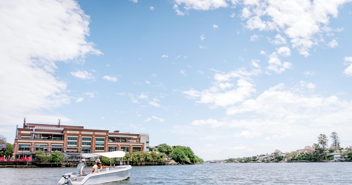 Brisbane Electric Picnic Boat Rental from Breakfast Creek GetYourGuide