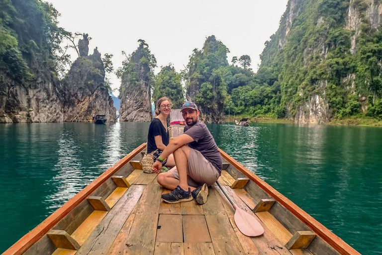 De Khao Lak: visite du lac Khao Sok et Cheow Lan avec kayak