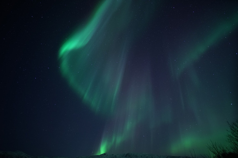 De Tromsø: Perseguição da aurora boreal de barco