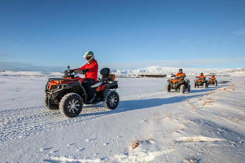 Vanuit Reykjavik: ATV-tour zuidkust, vliegtuigwrak en strand