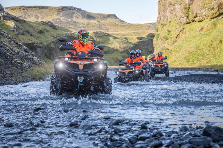 Au départ de Reykjavik : Côte sud, épave d'avion et excursion en VTT sur la plage