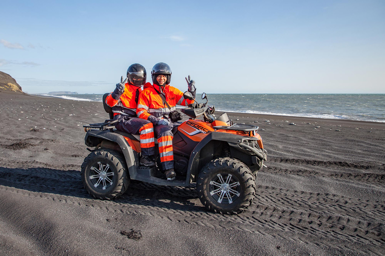 Au départ de Reykjavik : Côte sud, épave d'avion et excursion en VTT sur la plage