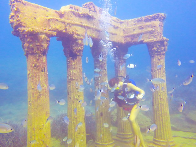 Visit City of Side Scuba Diving with Lunch in Side, Turkey