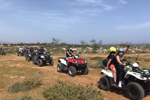 Kreta: 5h Safari Heraklion z quadem, jeepem, buggy i lunchemTrasa przygodowa z quadem 450 cm3 Solo (sam) Heraklion