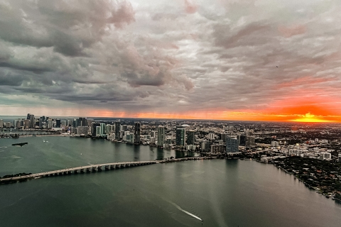 Miami: romantische vliegtuigvlucht bij zonsondergang - gratis champagne