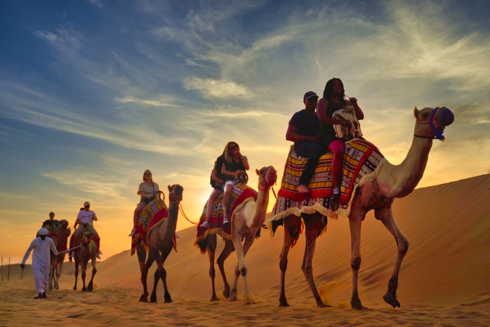 Dubai: Sunset Camel Safari, Stargazing, BBQ at Al Khayma | GetYourGuide