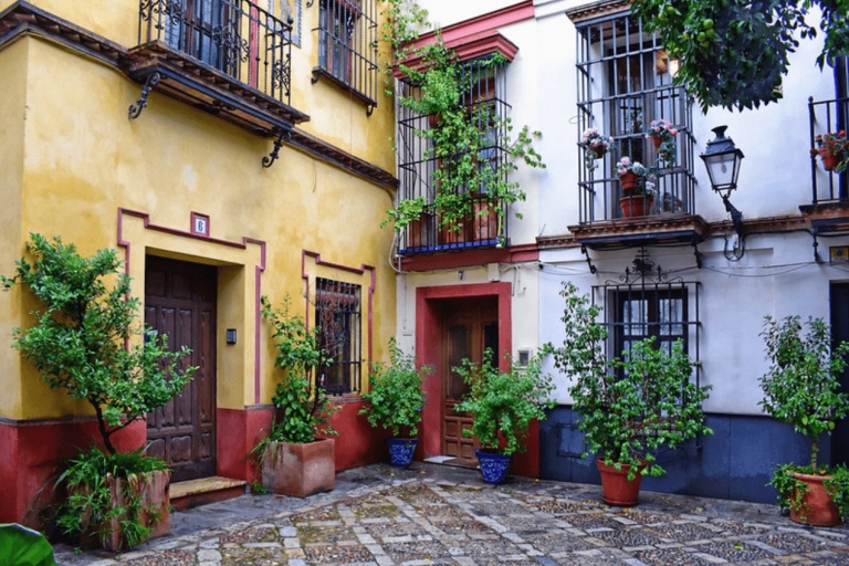 Sevilla: Visita autoguiada al encantador Barrio de Santa Cruz