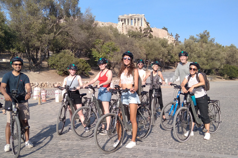 Athens: Electric Bike Tour with Acropolis &amp; Parthenon VisitTour with Entrance Tickets