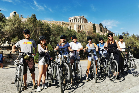 Athens: Electric Bike Tour with Acropolis &amp; Parthenon VisitTour without Entrance Tickets