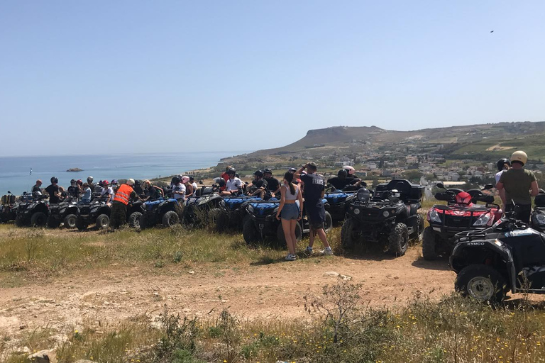 Kreta: 5 uur Safari Heraklion met quad, jeep, buggy en lunchAvontuurlijke route met Quad 450cc Heraklion