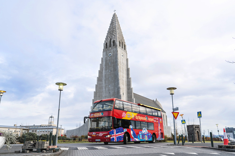 Reykjavík: Hop on Hop off und Eintritt zu den Wundern von Island