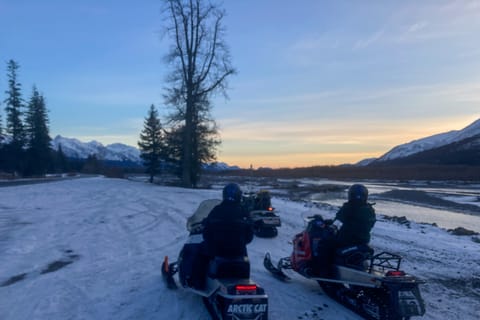 Seward: Kenai Fjords National Park Guided Snowmobiling Tour