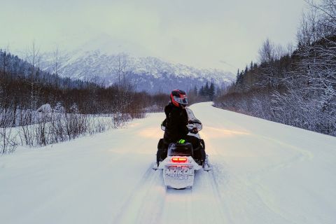 Snowmobile Adventure Tour in Kenai Fjords National Park