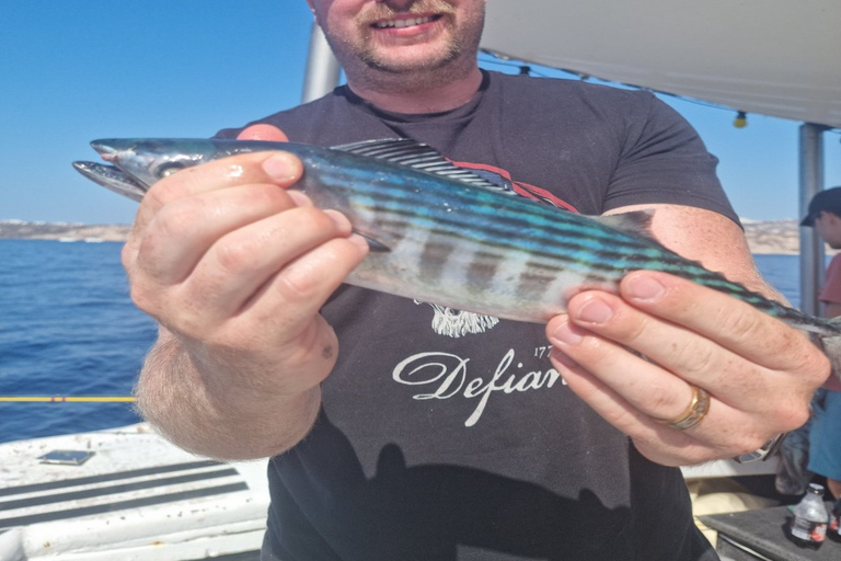 Santorini: passeio matinal privado de barco de pesca em alto mar