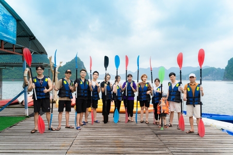 Zatoka Ha Long: luksusowy rejs 2-dniowy ze wszystkimi zajęciami i przewodnikiemLuksusowy 2-dniowy rejs Ha Long ze wszystkimi zajęciami