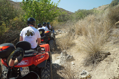 Kreta: 5 uur Safari Heraklion met quad, jeep, buggy en lunchAvontuurlijke route met Quad 450cc Solo (alleen) Heraklion