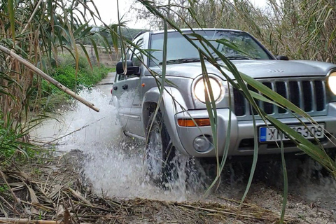 Creta: Safári de 5 horas em Heraklion com quadriciclo, jipe, buggy e almoçoRota de Aventura com Jeep Heraklion