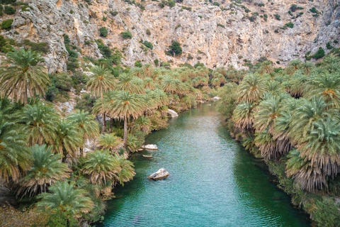 From North-East Crete: Preveli & Damnoni Beach Private Trip