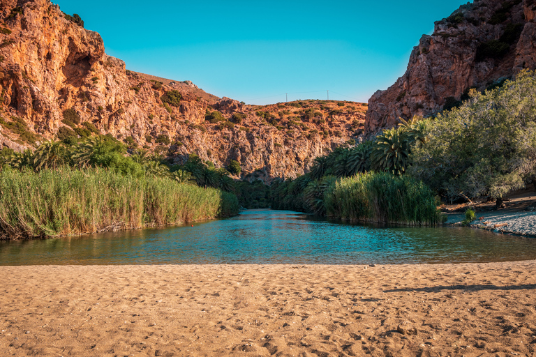 From North-East Crete: Preveli & Damnoni Beach Private Trip