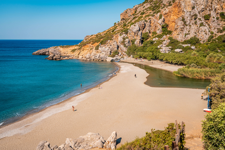 From North-East Crete: Preveli & Damnoni Beach Private Trip