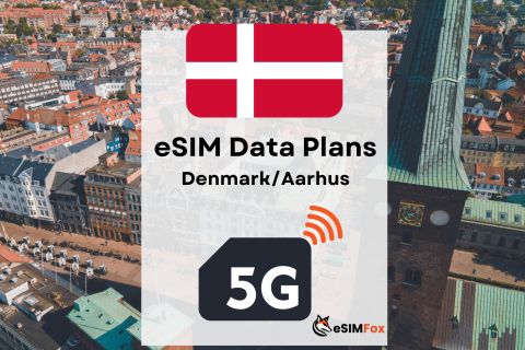Aarhus: eSIM internetes adatcsomag Dánia számára 4G/5G