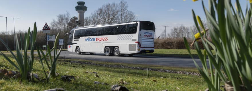 Transfert en bus entre l'aéroport d'Heathrow et le centre-ville de Bristol