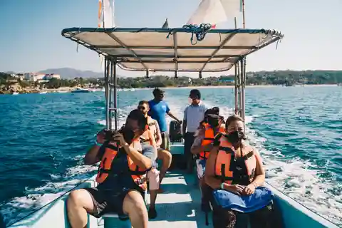Puerto Escondido : croisière en bateau et visite du marché