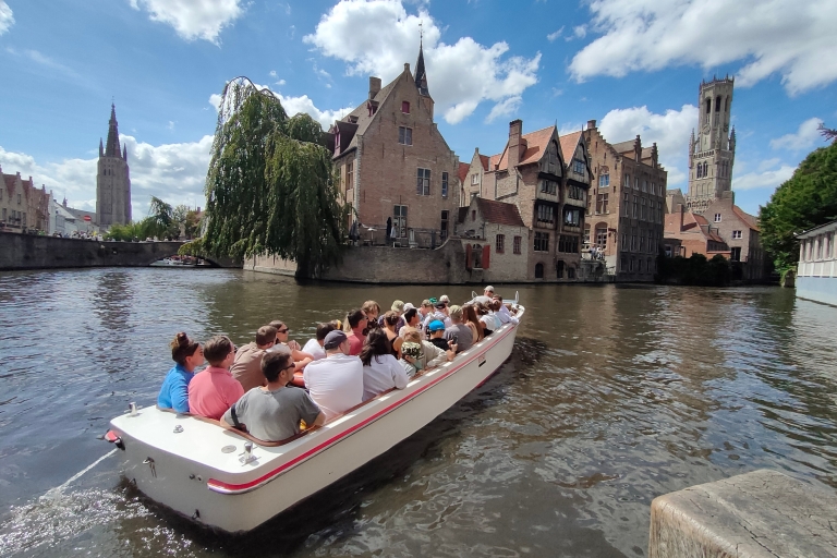 Bruges : croisière en bateau et visite guidée à piedBruges : croisière en bateau et visite à pied en allemand