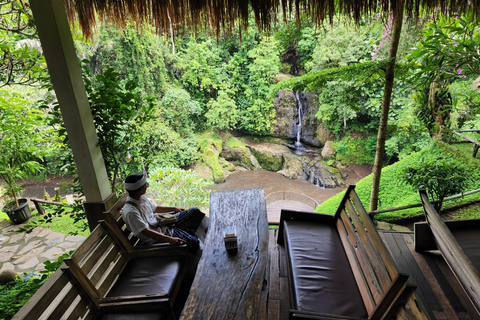 Ubud: Hidden Waterfalls, Rice terrace & Cliffside Dining