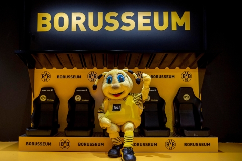 Dortmund: Eingang zum BORUSSEUM - dem Museum von Borussia Dortmund